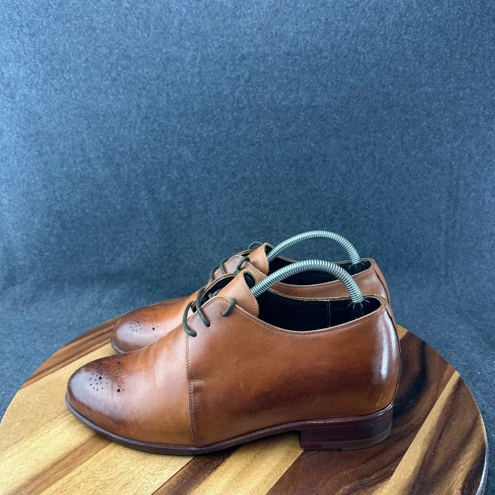 Dons Footwear Custom Dress Shoes Elevator Men's Brown Size 11